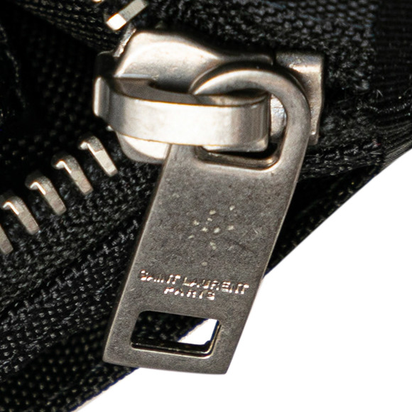 Pre-Loved Saint Laurent Orion Radio Print Nylon Bifold Wallet - Picture 8 of 12